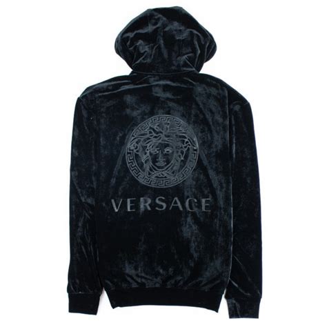 versace hoodie black and white|Versace hoodie women.